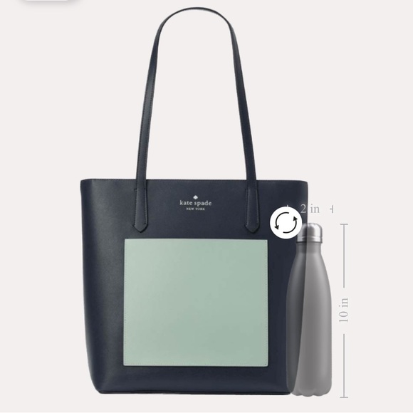 SOLD! Kate Spade Daily Tote in Blazer Blue Multi / Color Block - Picture 9 of 12